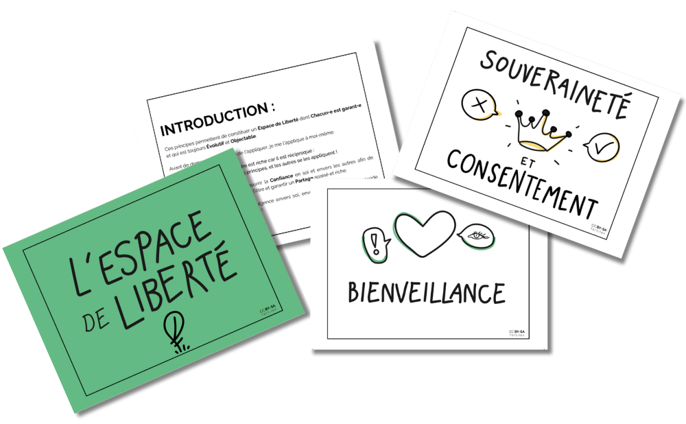 Aperçu ressources fertîles Facilitation Graphique Kit Cadre Commun L'espace de Liberté