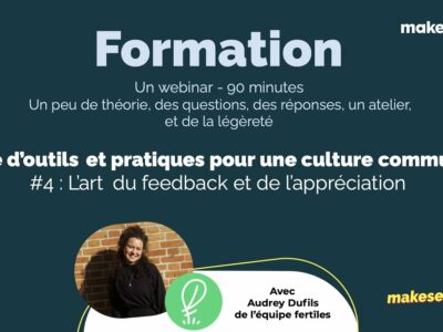 Webinaire « L’art du feedback et de l’appréciation » [4/5]